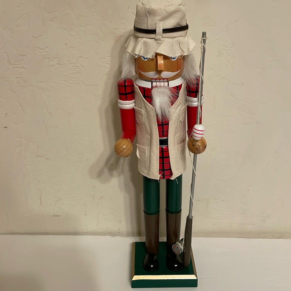 Fisherman Nutcracker 15" Tall (2014)